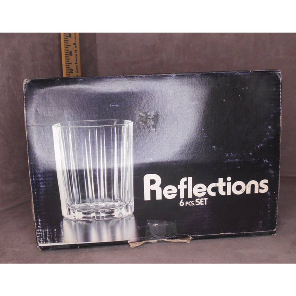 Rayware Old Fashioned 6 PC Glass Set 9.5 oz Vintage Continental Glassware Italy - Picture 8 of 12